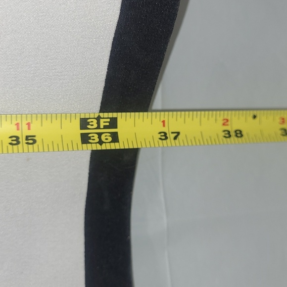 Daisy Polka Dot Dress Short Sleeve Sheath Style Black White Elevated Athleisure - Picture 8 of 10